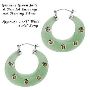 Jade & Peridot Earrings